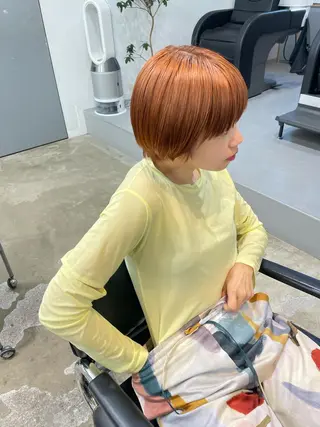 ショート カラー pole所属・【pole】 minaのヘアスタイル