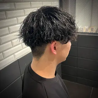 ショート カラー パーマ メンズ メンズ特化/パーマ/ メッシュ/竜成のヘアスタイル
