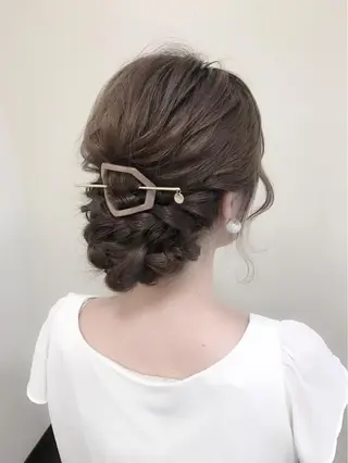 ロング ヘアアレンジ 沢田 瞳のヘアスタイル