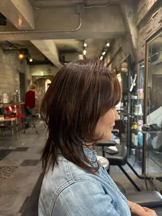 ミディアム MINX aoyama所属・レイヤーカット/ 管原久遠のヘアスタイル