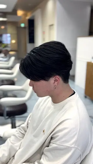 ショート パーマ メンズ 🔮メンズ縮毛矯正 毛流れパーマ💎竹永のヘアスタイル