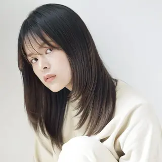 ロング カラー ヘアアレンジ 髪質改善ストレート✨ パーマヘア✨YUKIのヘアスタイル