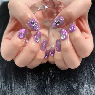 ネイル パーツ全部¥110 サロンミミのネイルデザイン