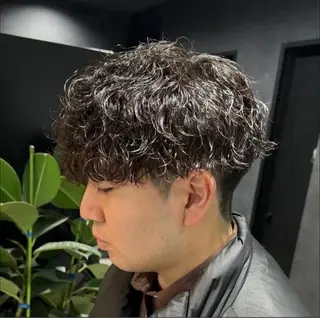 ショート パーマ メンズ 🖤Ayumi🖤 メンズ特化❤️‍🔥のヘアスタイル