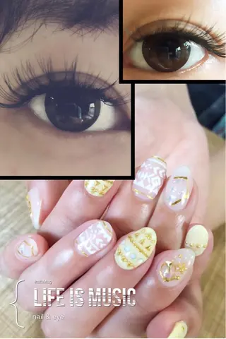 ネイル ツメトマツゲ .のネイルデザイン