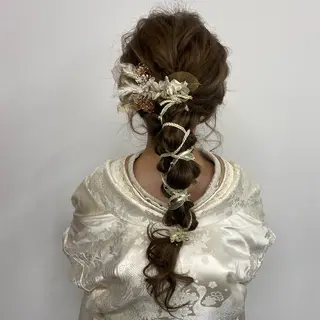 ロング Uyu所属・risa/恵比寿/ ヘアセットのヘアスタイル