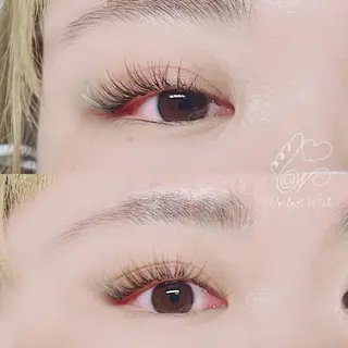 カラー マツエク・マツパ パーフェクトウィンク ちぢいわみのりのマツエク・マツパデザイン