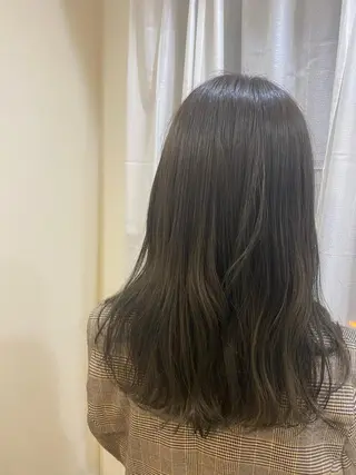 ロング カラー 縮毛矯正×髪質改善 小笠原大樹のヘアスタイル