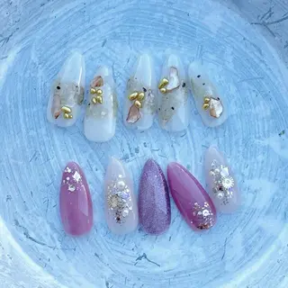 ネイル maru。所属・maru。 浅岡のネイルデザイン