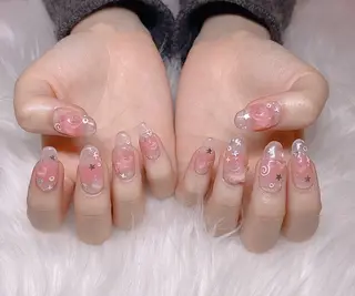 ネイル Nail Share Salon Mariris所属・ユカ‎𖤐nail 堺筋本町/心斎橋のネイルデザイン