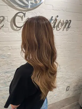 ロング ハイトーン ／ レイヤー/吉田陸斗のヘアスタイル