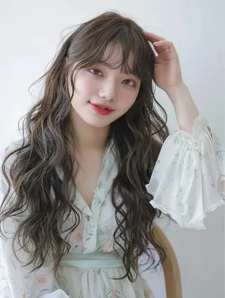 セミロング NANAMI/海外風 レイヤー/ボブのヘアスタイル