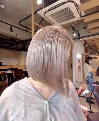 ミディアム 池田 藍蓮のヘアスタイル