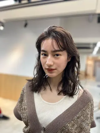ミディアム 全レングスカット 特化🫧新井啓吾のヘアスタイル