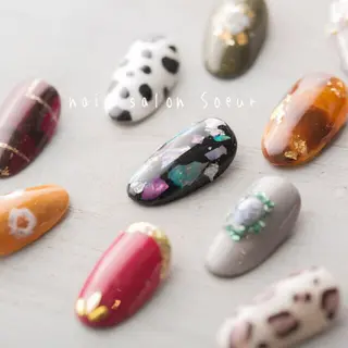 ネイル Soeur ネイリストのネイルデザイン
