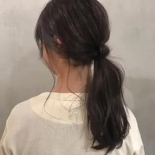 ロング カラー ヘアアレンジ アンニュイヘア🪽 ayumiのヘアスタイル