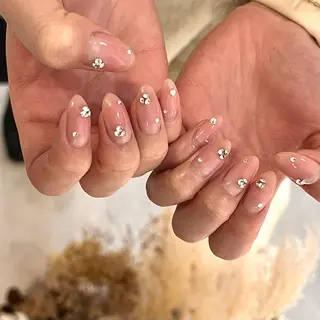 セミロング ネイル マツエク・マツパ REVIA_nail maiのネイルデザイン