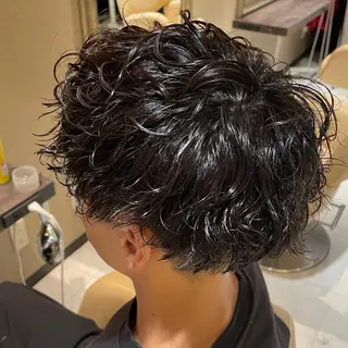 ショート パーマ メンズ メンズ専門美容師✂︎ 大庭勝己のヘアスタイル