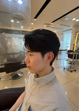 パーマ メンズ 辻野 光希のヘアスタイル