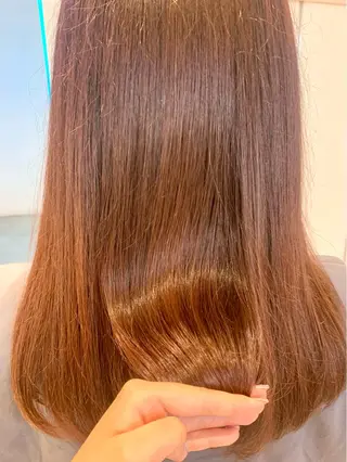 セミロング カラー Kureha/ネイル トレンドヘアのヘアスタイル