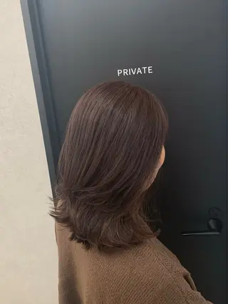 ミディアム カラー YOHA HAIR GARDEN所属・臼井 真人のヘアスタイル