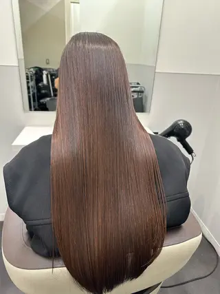 ロング 【酸熱/美髪矯正 /髪質改善】RINのヘアスタイル