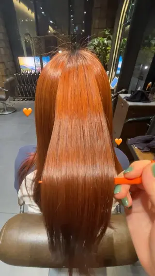 セミロング MINX 長濱 優花 /銀座美容師のヘアスタイル