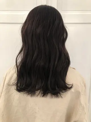 カラー ブリーチカラー🎀 韓国風/寺門美優のヘアスタイル