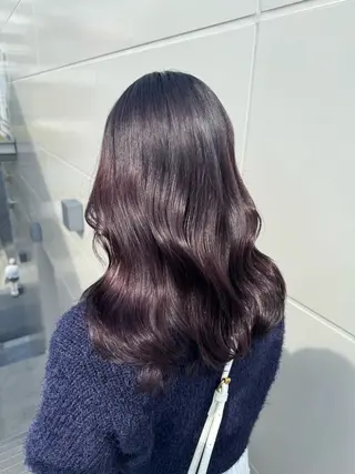セミロング カラー ayaka♡ 柔らかカラーのヘアスタイル