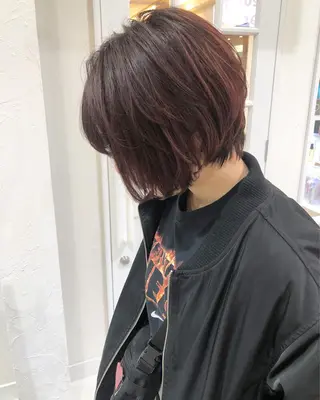 ショート 横浜ブリーチムラ直し ハイトーン/ブリーチのヘアスタイル