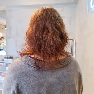 ミディアム パーマ 🐬似合わせ🦈 佐々田 桜江のヘアスタイル