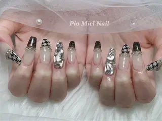 ネイル HANA 長さだしのネイルデザイン