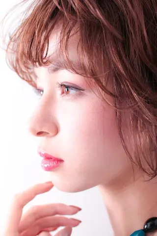 ミディアム Ash 店長　山下達也のヘアスタイル