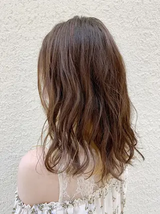 ミディアム カラー NYNY四條畷店 森　亮人のヘアスタイル