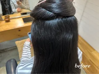 ロング パーマ ブリーチカラー/ 透明感/aika¨̮のヘアスタイル