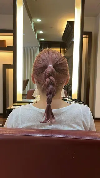 セミロング ヘアアレンジ IT’s所属・韓国好き🇰🇷 美容師MIKUのヘアスタイル