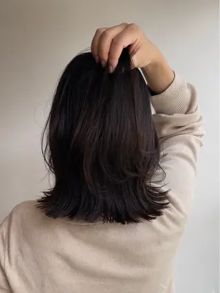 ミディアム カラー ミディアム特化 /透明感カラーmoeのヘアスタイル