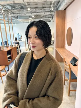 ショート パーマ Takuma Suzuki中目黒のヘアスタイル