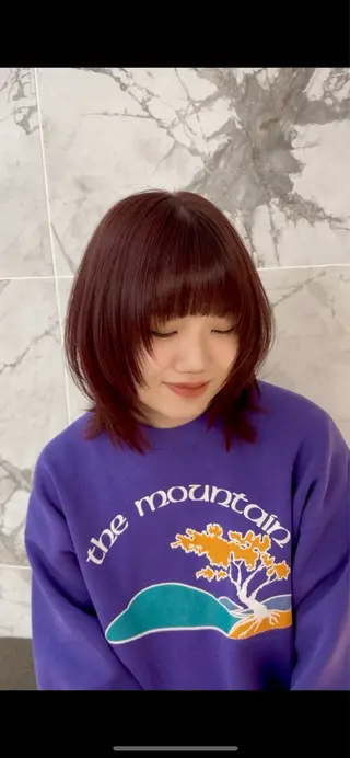 ミディアム yuka 【ユウカ】のヘアスタイル