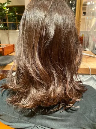 ミディアム 池田 雄作のヘアスタイル