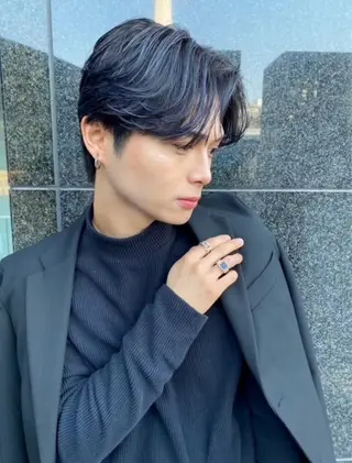 メンズ 💜juna💜/高 槻/韓国風のヘアスタイル