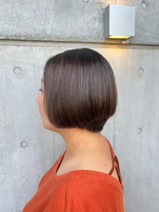 ショート 土田かほ/本日🈳 透明感カラー🍃のヘアスタイル