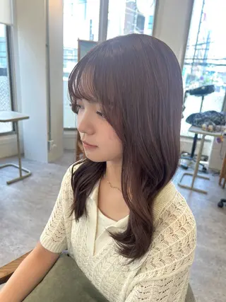 ミディアム YUZA grow hair所属・Luca/ルカ 🫐のヘアスタイル