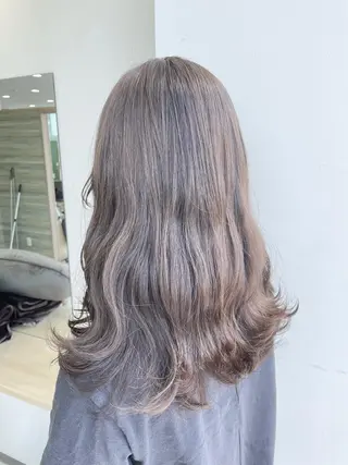ロング カラー 韓国ヘア/レイヤー/ 暖色カラー/ Aiのヘアスタイル
