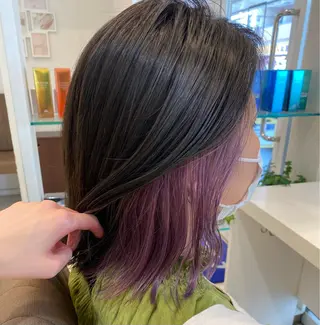 ミディアム カラー はだゆうき @hadadan08のヘアスタイル