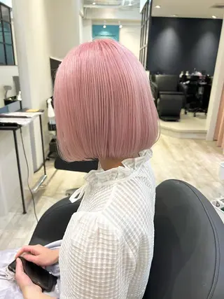 ミディアム カラー パーマ ヘアアレンジ メンズ キッズ ネイル マツエク・マツパ アイブロウ nico TOKYO 渋谷所属・ブリーチ　ハイトーン 特化🌈フジタハルキのヘアスタイル