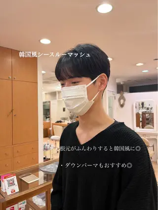 パーマ メンズ 💠つたふうか/ 韓国/メンズヘア💠のヘアスタイル