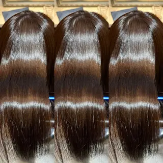 ロング 新宿No.1艶髪矯正 美艶カラー/FUKAのヘアスタイル