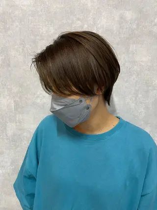 ショート C’LD hair  produce /シールドヘア所属・モテ髪/ボブ/ショー ト/アダチフウトのヘアスタイル