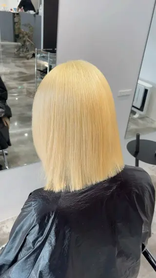 カラー 姫夏 /ハイトーン艶髪🎀のヘアスタイル